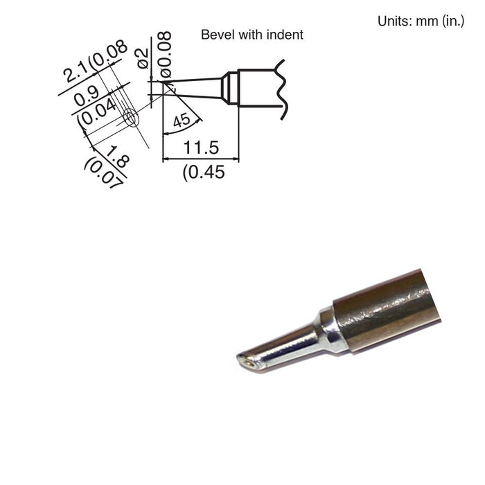 Hakko T15-BCM2 Bevel Tip Soldering Tip