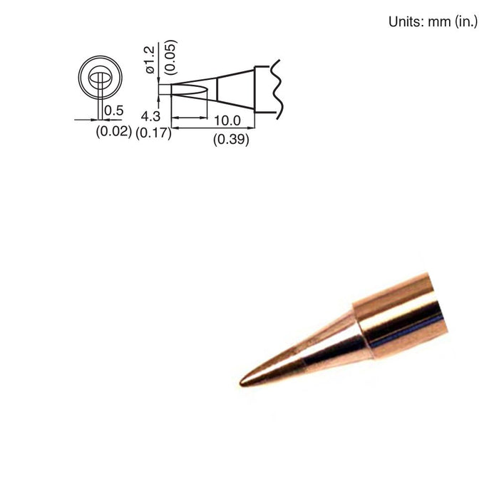 Hakko T15-D12 Chisel Tip Soldering Tip