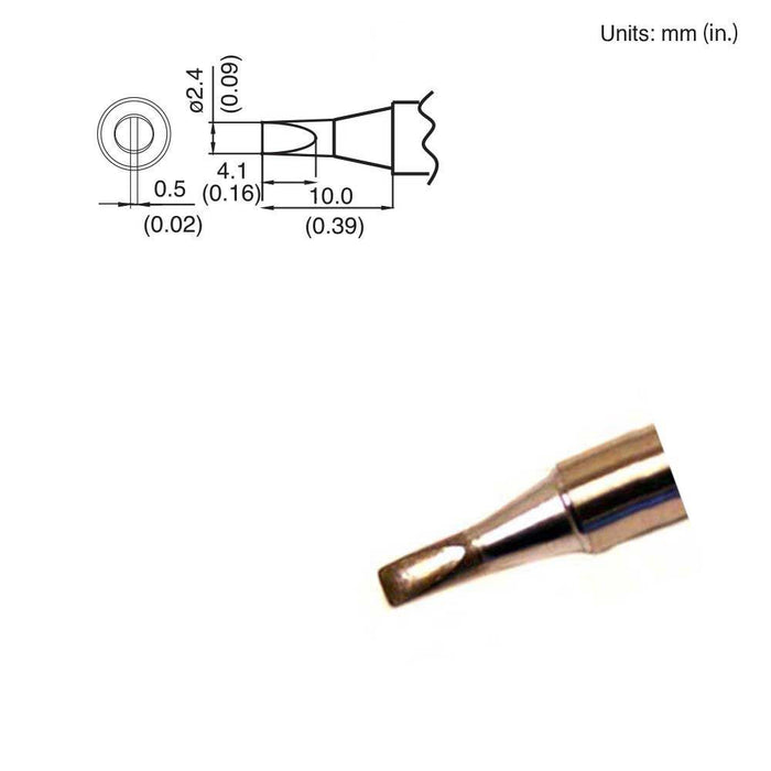 Hakko T15-D24 Chisel Tip Soldering Tip