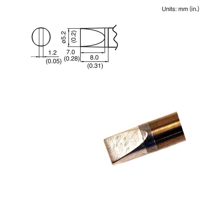 Hakko T15-D52 Chisel Tip Soldering Tip