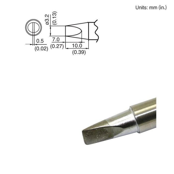 Hakko T15-DL32 Chisel Tip Soldering Tip