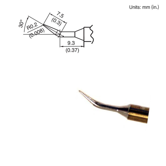 Hakko T15-JL02 Bent Tip Soldering Tip (Qty of 10)