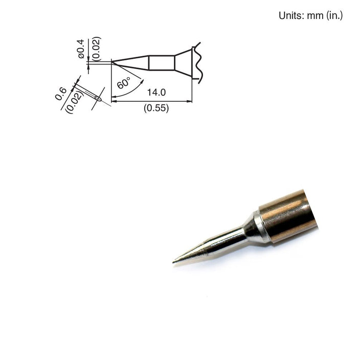 Hakko T15-SBC04 Bevel Tip Soldering Tip (Qty of 10)