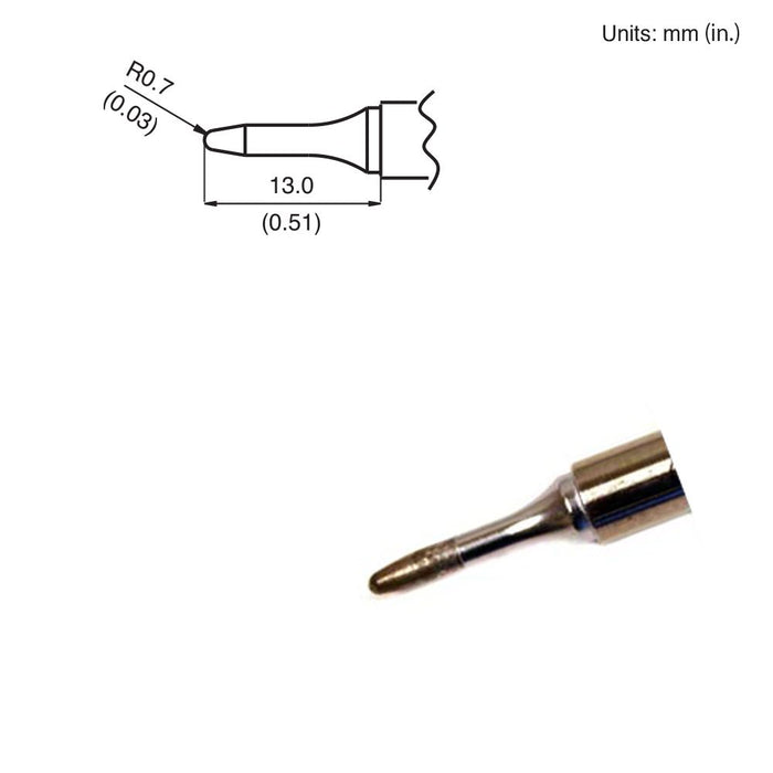 Hakko T15-SBS07 Conical Tip Soldering Tip (Qty of 10)