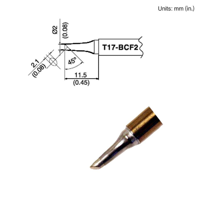 Hakko T17-BCF2 Bevel Tip Soldering Tip