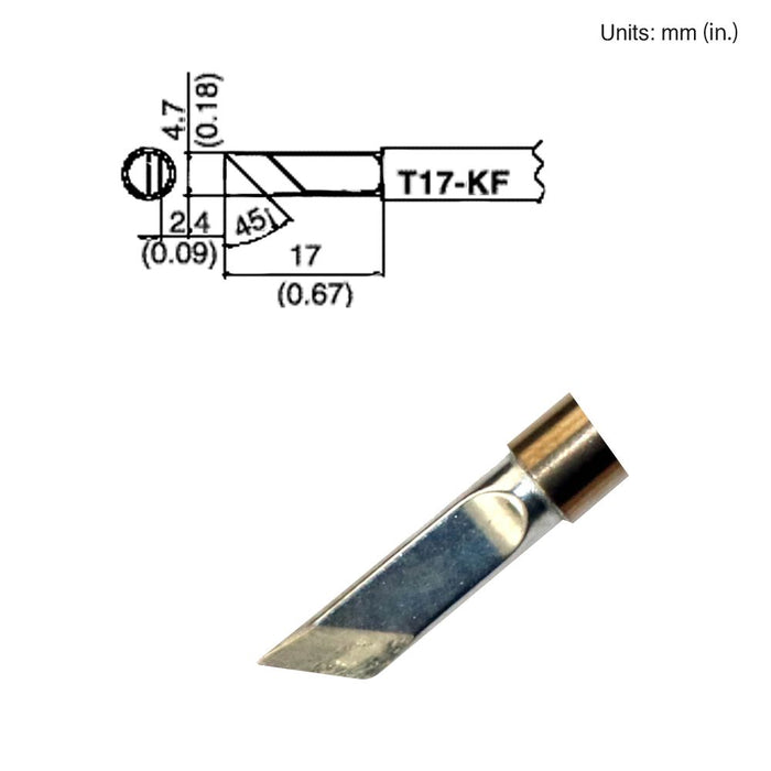 Hakko T17-KF Knife Tip Soldering Tip