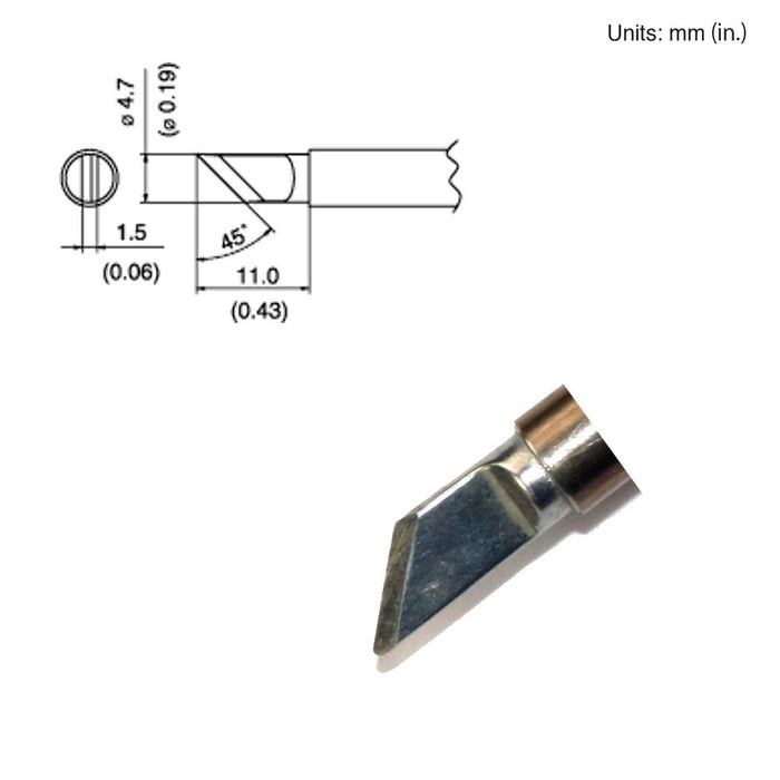 Hakko T17-KR Knife Tip Soldering Tip (Qty of 10)