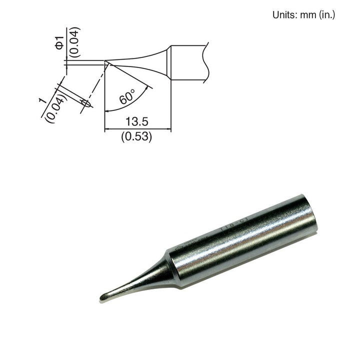 Hakko T18-C1 Bevel Tip Soldering Tip