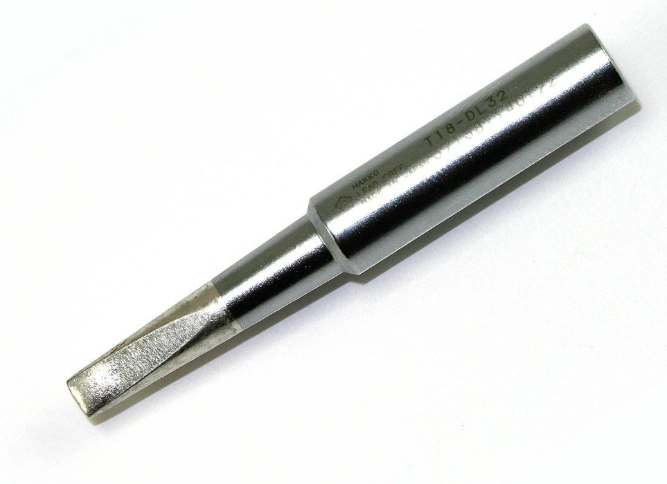 Hakko T18-DL32 Chisel Tip Soldering Tip (Qty of 10)