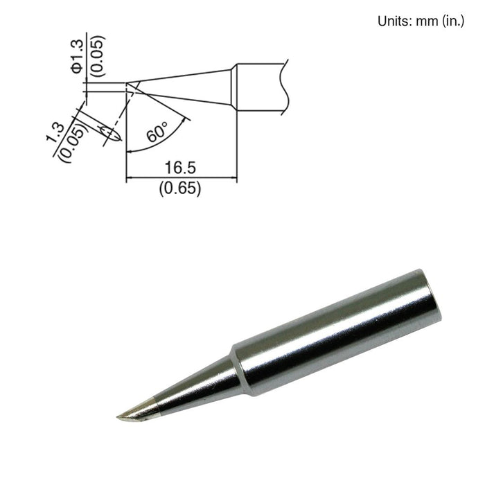 Hakko T18-S6 Bevel Tip Soldering Tip (Qty of 10)