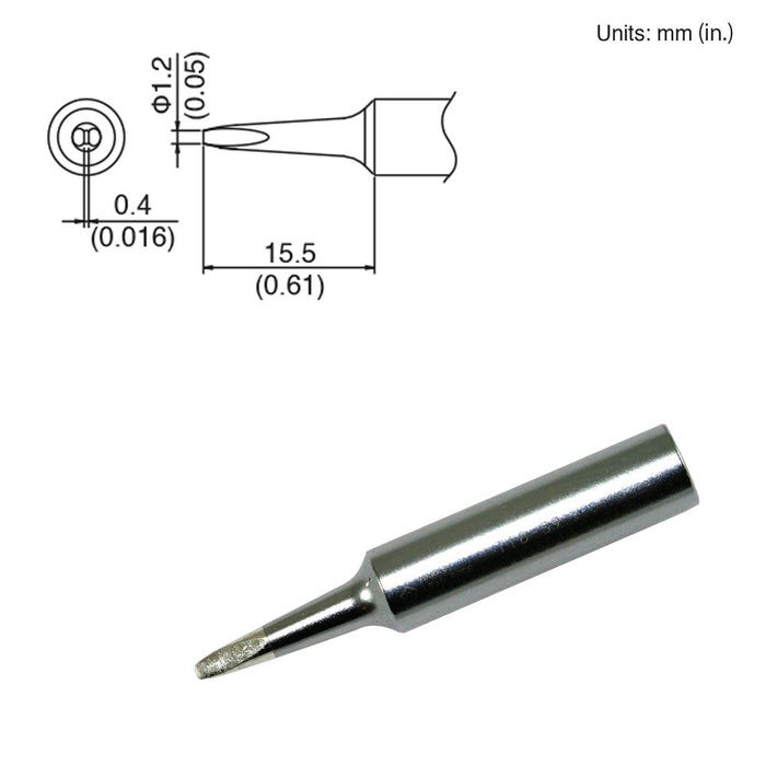 Hakko T18-S9 Chisel Tip Soldering Tip