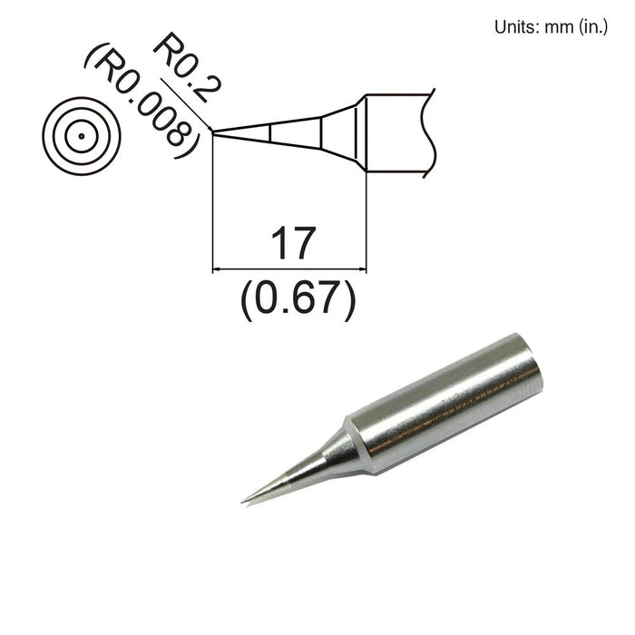 Hakko T19-I Sharp Conical Tip Soldering Tip