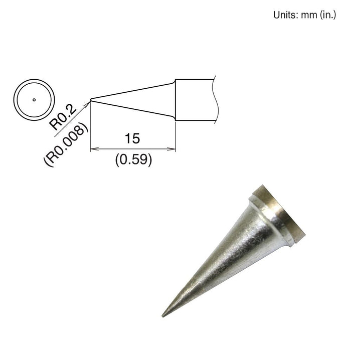 Hakko T22-BL Conical Tip Soldering Tip