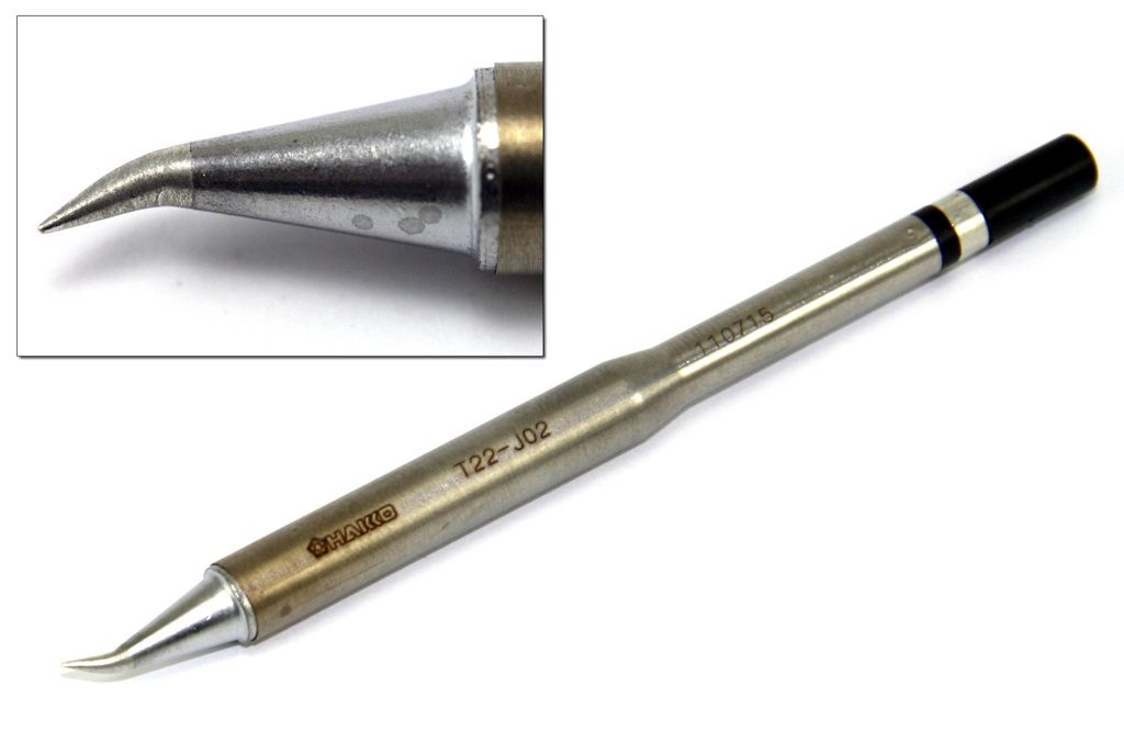 Hakko T22-J02 Angled Tip Soldering Tip