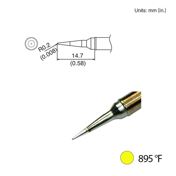 Hakko T31-00IL Conical Tip, 895°F / 480°C Soldering Tip