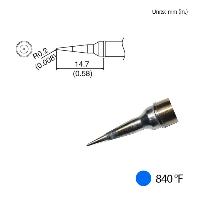 Hakko T31-01IL Conical Tip, 840°F / 450°C Soldering Tip