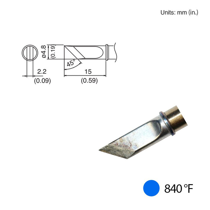 Hakko T31-01KU Knife Tip, 840°F / 450°C Soldering Tip