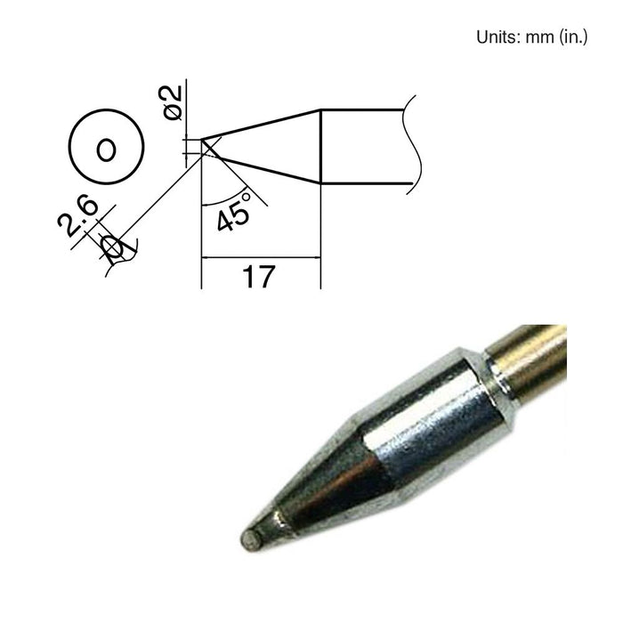 Hakko T33-BC2 Bevel Tip Soldering Tip