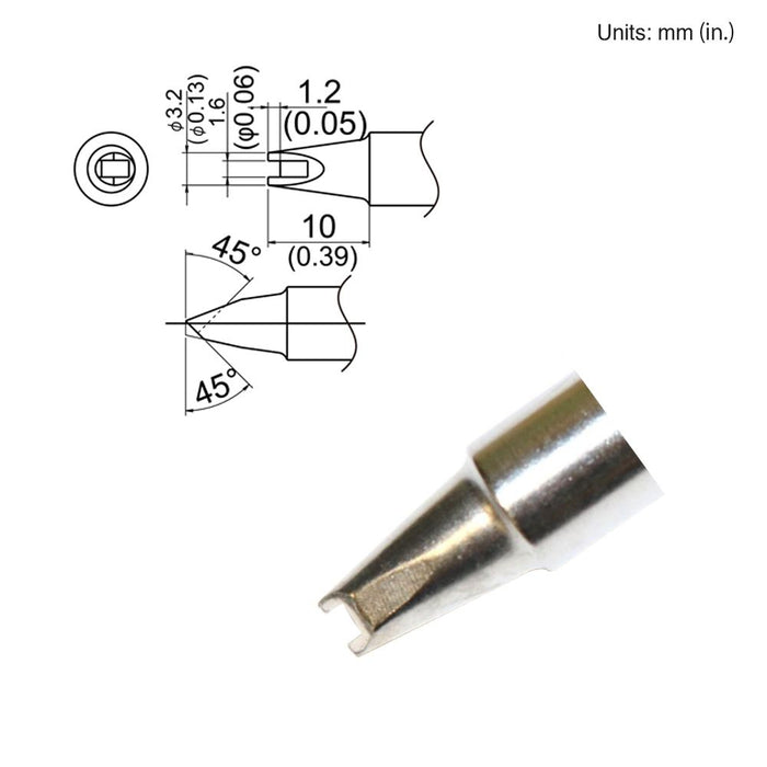 Hakko T33-SS1611 Slim Groove Tip Soldering Tip