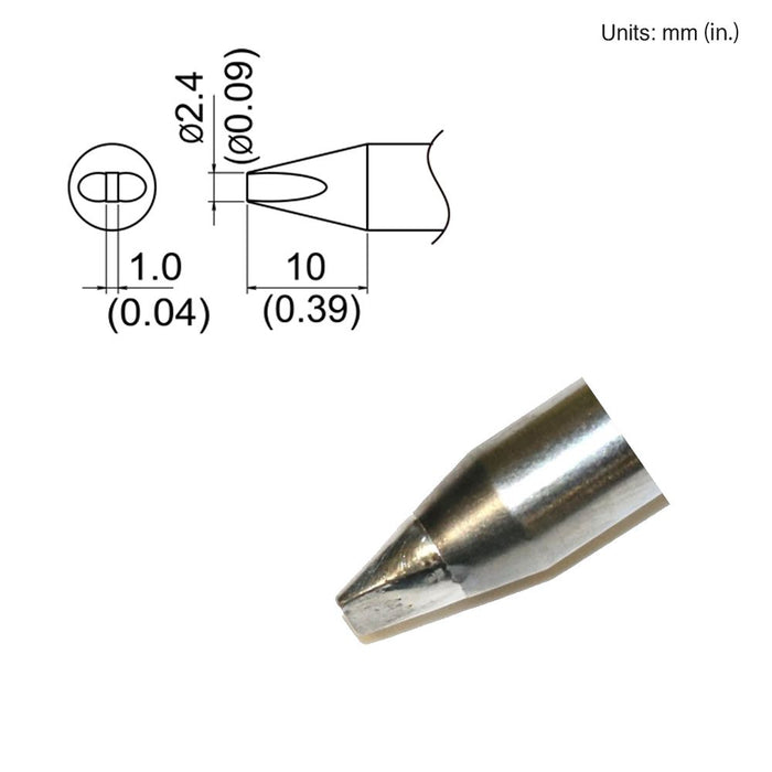 Hakko T33-SSD24 Chisel Tip Soldering Tip