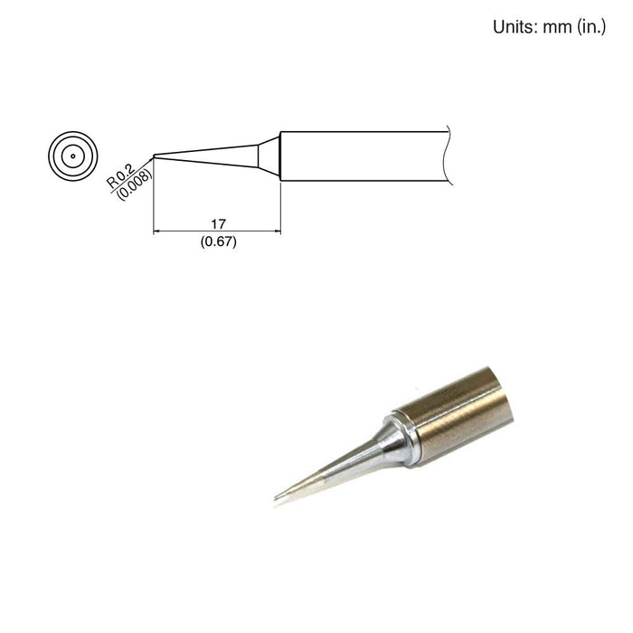 Hakko T34-I Sharp Conical Tip Soldering Tip