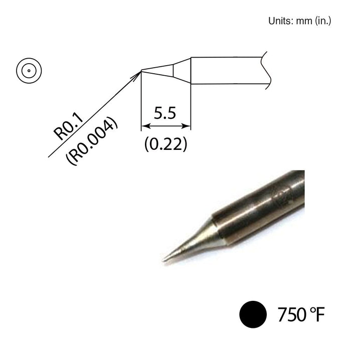 Hakko T35-02I Conical Tip Soldering Tip (Qty of 10)