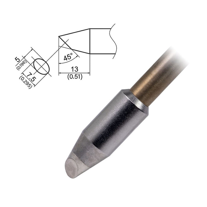 Hakko T37-BC5075 Bevel Tip