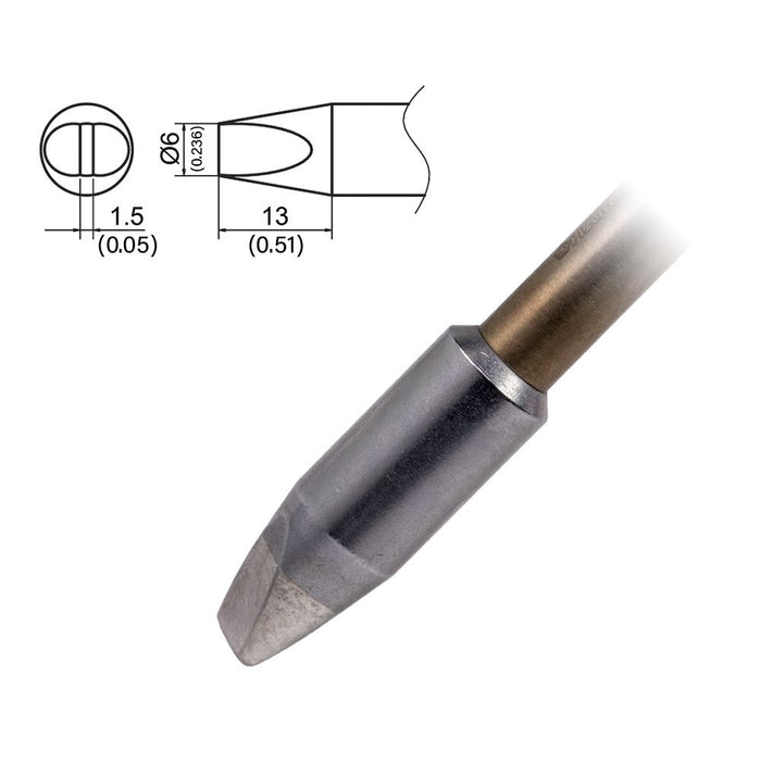 Hakko T37-D6 Chisel Tip (Qty of 5)