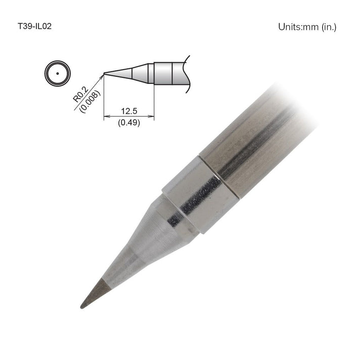 Hakko T39-IL02 Conical Tip Soldering Tip (Qty of 10)