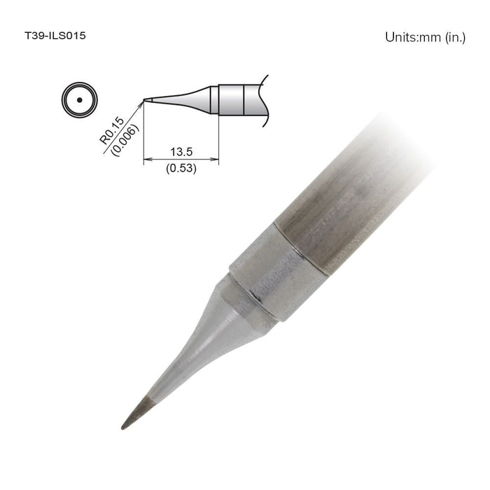 Hakko T39-ILS015 Conical Slim Tip Soldering Tip (Qty of 10)