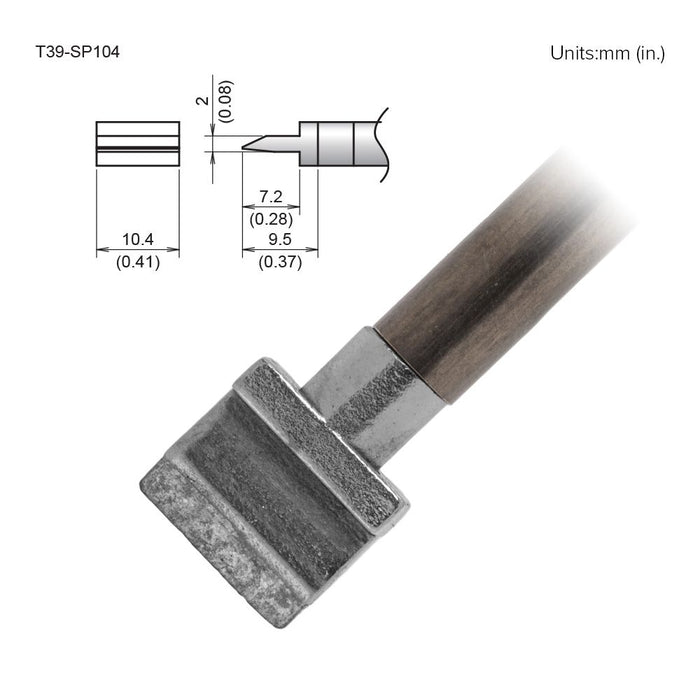 Hakko T39-SP104 Blade Tip Soldering Tip