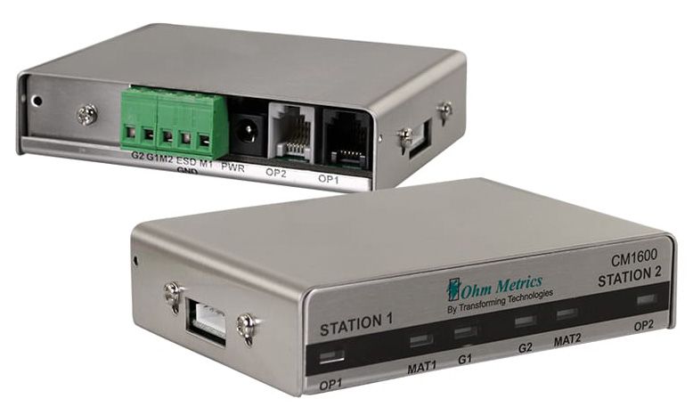 Transforming Technologies CM1600 RangerElite Dual Wire Constant Monitor (2 Operators &amp; 2 Mats)