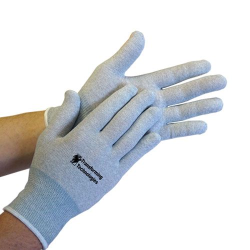 Transforming Technologies GL4500 Nylon Knit ESD Inspection Gloves