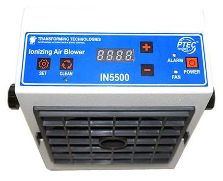 Transforming Technologies IN5500 Ptec&trade; Self-Cleaning Benchtop Ionizer, 24V