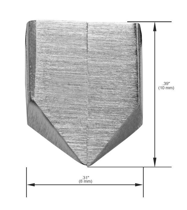 Tronex 15AGW-CH Carbon Steel Cutting Tweezer with Large, Flat, Pointed Tips