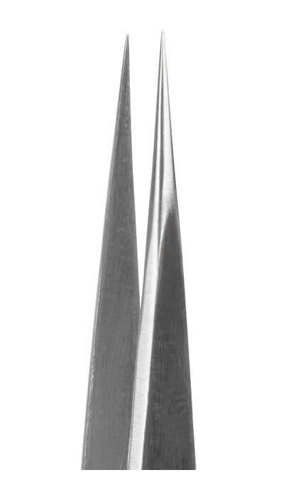 Tronex 3-SA-CH Precision Stainless Steel Tweezer with Straight, Very Fine, Pointed Tips