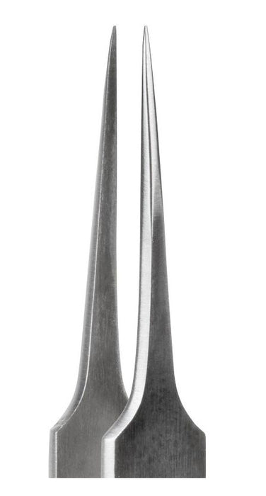 Tronex 5-SA-CH Precision Stainless Steel Tweezer with Straight, Extra Tapered, Very Fine, Pointed Tips