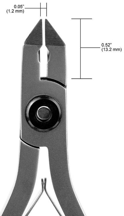 Tronex 5004 Short Large Pointed 50° Tapered Head Flush Carbon Steel Cutter, 4.70" OAL