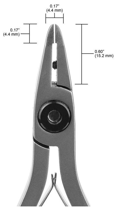 Tronex 5049 Mini Short Sturdy High Relief Slightly Rounded Head Razor-Flush Carbon Steel Tip Cutter, 4.80" OAL