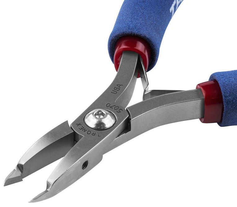 Tronex 5070 Slim Small Long Relieved Head Razor-Flush Carbon Steel Tip Cutter, 5.10" OAL