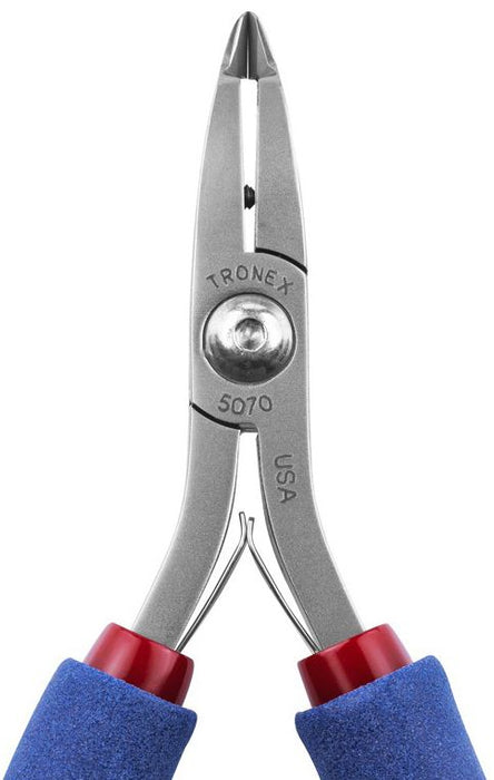 Tronex 5070 Slim Small Long Relieved Head Razor-Flush Carbon Steel Tip Cutter, 5.10" OAL