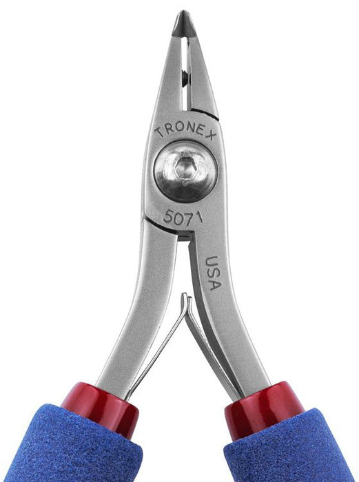 Tronex 5071 SMT Sub-Mini Small Razor-Flush Carbon Steel Fine Tip Cutter with Longer Standard Handles, 4.7" OAL