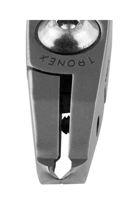 Tronex 5082 Small 50° Oval Relief Head Flush Carbon Steel Cutter, 4.90" OAL