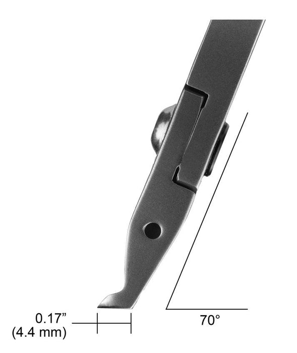 Tronex 5083 SMT Very Fine Small 70° Oval Head Flush Carbon Steel Cutter, 4.90" OAL