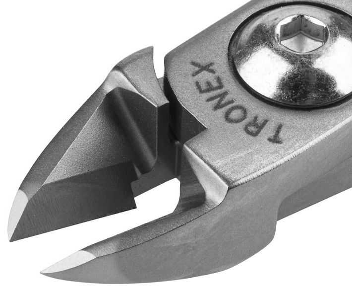 Tronex 5111 General Purpose Strong Medium Oval Head Semi-Flush Carbon Steel Cutter, 4.6" OAL