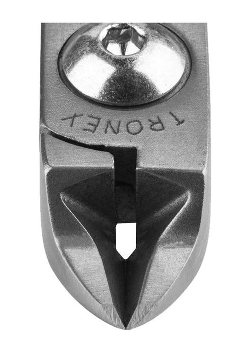 Tronex 5122 General Purpose Strong Medium Oval Relieved Head Flush Carbon Steel Cutter, 4.6" OAL