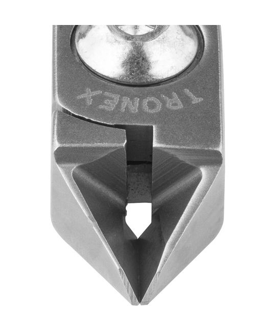 Tronex 5212 Medium Pointed Tapered Head Flush Carbon Steel Cutter, 4.6" OAL