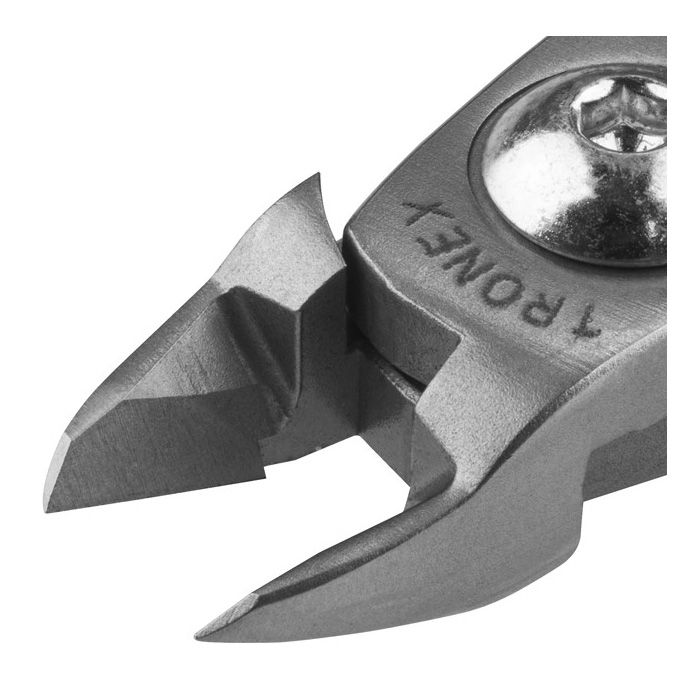 Tronex 5312 SMT Mini Oval Head Flush Carbon Steel Cutter with Long Standard Handles, 4.5" OAL