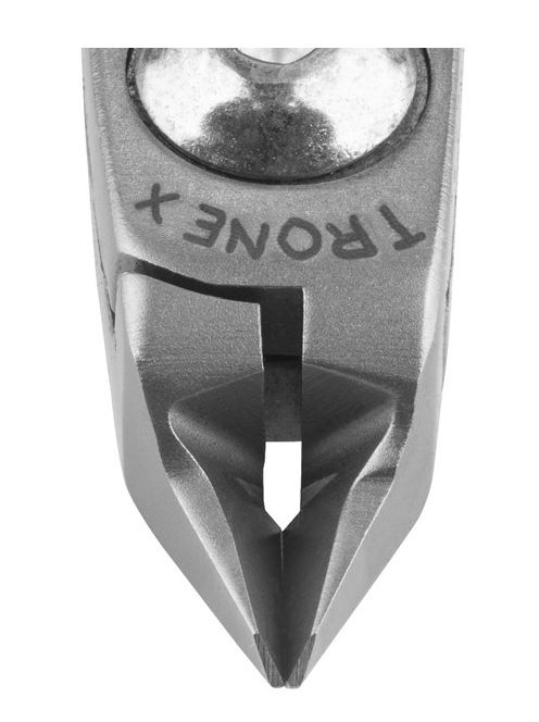 Tronex 5422 Mini Tapered & Relieved Head Flush Carbon Steel Cutter, 4.6" OAL