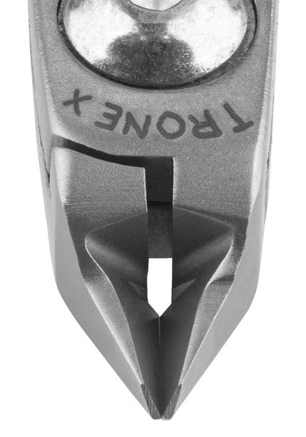 Tronex 5423 Mini Tapered & Relieved Head Razor-Flush Carbon Steel Cutter, 4.6" OAL